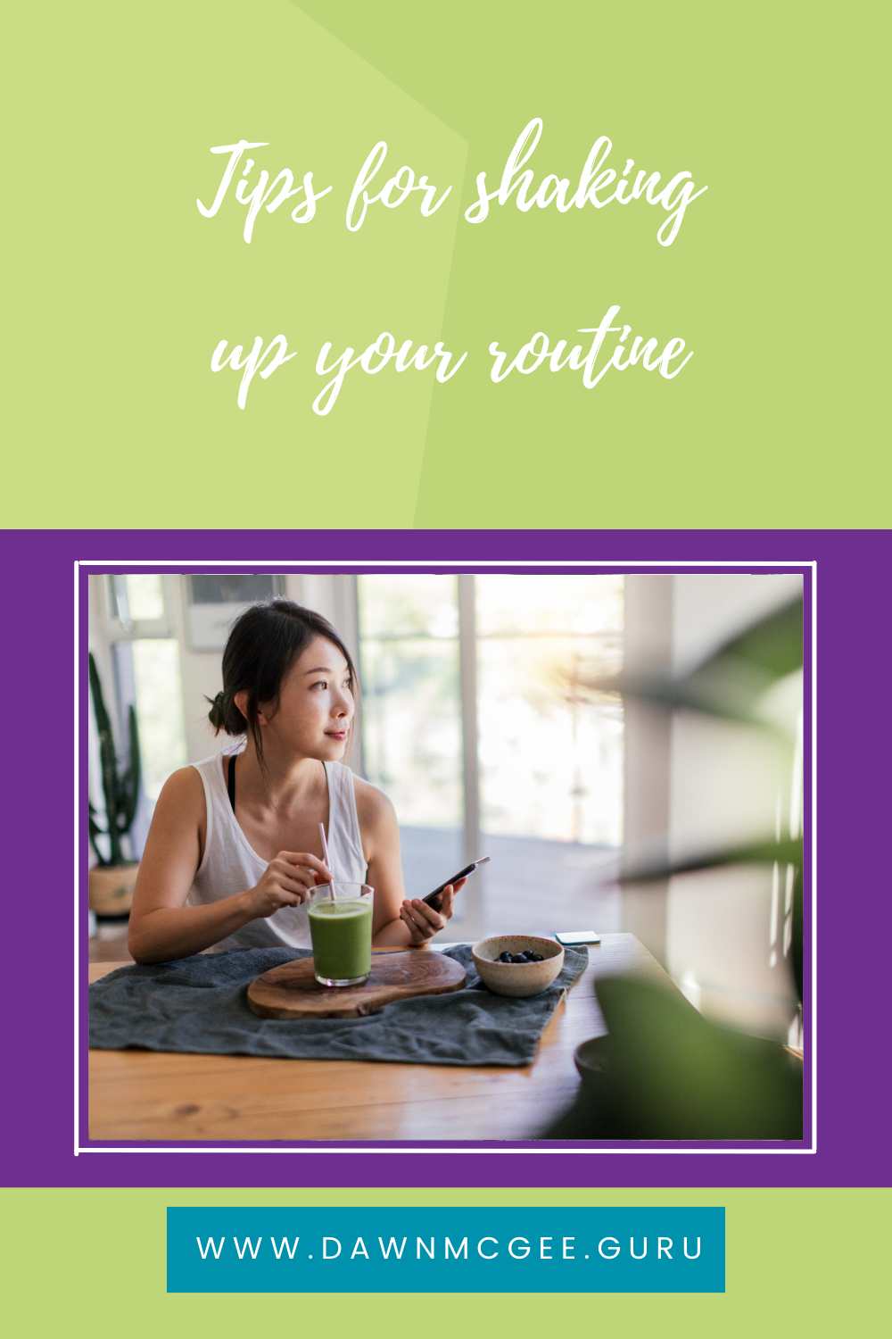 Tips for shaking up your routine